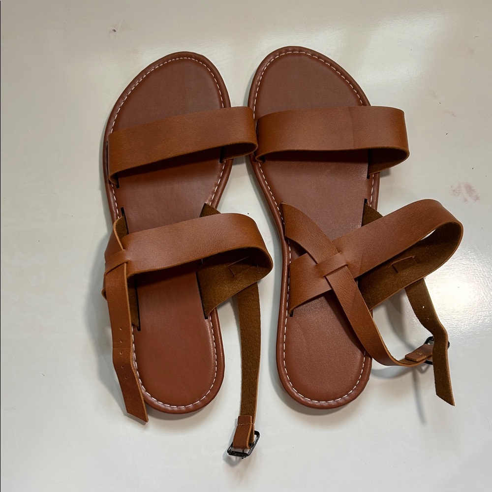 Brown Leather Sandals